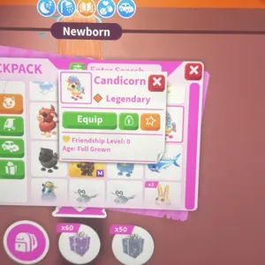 adopt me Candicorn Pet