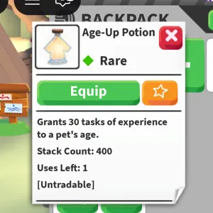 400x age up potions