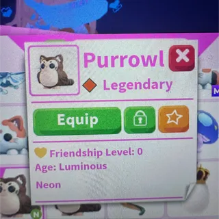 adopt me neon purrowl