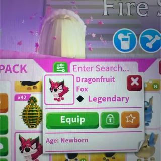 dragonfruit fox adopt me