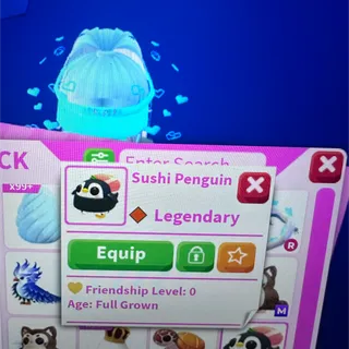 adopt me sushi penguin