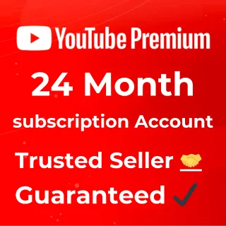 24-Month YouTube Premium Account | Trusted Seller & Guaranteed