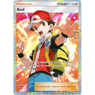 Red Trainer Full Art 2 Star Pokemon TCG Pocket