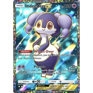 Indeedee EX Full Art 2 Stars Pokemon TCG Pocket