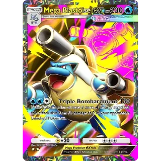 Mega Blastoise EX FA 2 Stars PTCGP