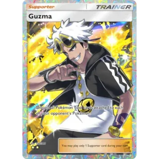 Guzma Trainer Full Art 2 Stars Pokemon TCG Pocket