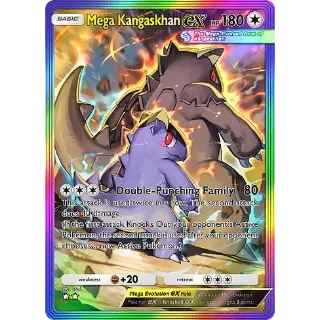 Mega Kangaskhan EX RR Rainbow Rare 2 Stars Pokemon TCG Pocket