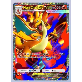 Mega Charizard Y EX FA 2 Stars Pokemon TCG Pocket