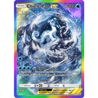 Chien-Pao EX Rainbow Rare 2 Stars Pokemon TCG Pocket
