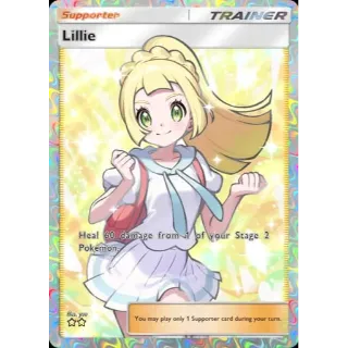 Lillie Deluxe Full Art 2 Stars Pokemon TCG Pocket
