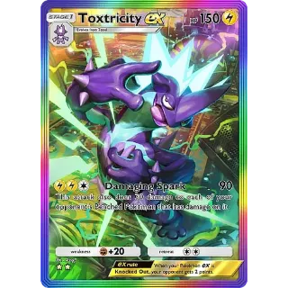 Toxtricity EX Rainbow Rare 2 Stars Pokemon TCG Pocket