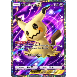 Mimikyu EX Full Art 2 Stars Pokemon TCG Pocket
