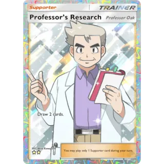 2 cards Professor Research Oak FA 2 stars