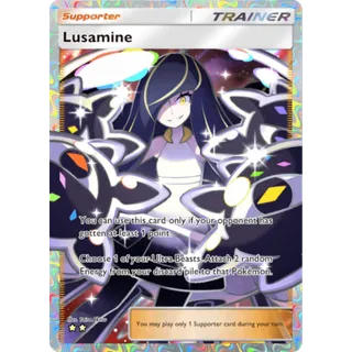 Lusamine Deluxe Full Art 2 Stars Pokemon TCG Pocket