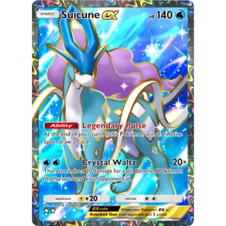 Suicune EX Full Art 2 Stars Pokemon TCG Pocket
