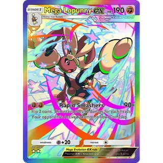 Mega Lopunny EX Rainbow Rare 2 Stars Pokemon TCG Pocket