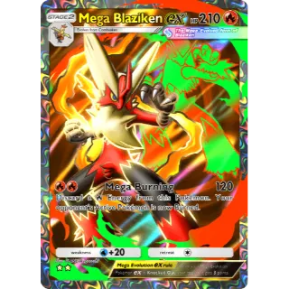 Mega Blaziken EX Full Art 2 Stars Pokemon TCG Pocket