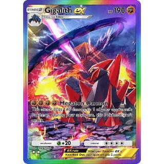 Gigalith EX RR Rainbow Rare 2 Stars Pokemon TCG Pocket