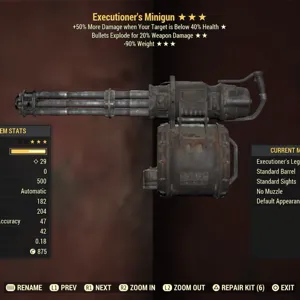 Weapon | ExeE90 Minigun