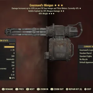 Weapon | GourE90 Minigun