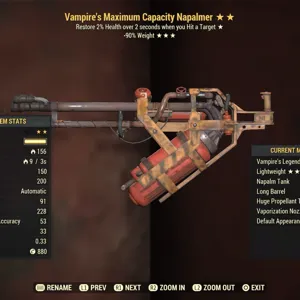 Weapon | V90 Ex Legacy Flamer