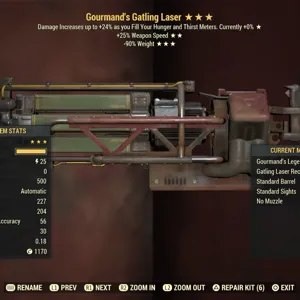 Weapon | Gour2590 Gatling Laser
