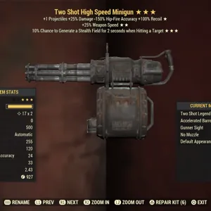 Weapon | TS25Stealth Minigun