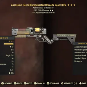 Weapon | As50c25 UC Laser Rifle