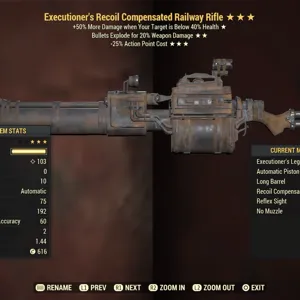 Weapon | ExeE25 Railway Rifle