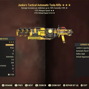 Weapon | J2515r Tesla Rifle