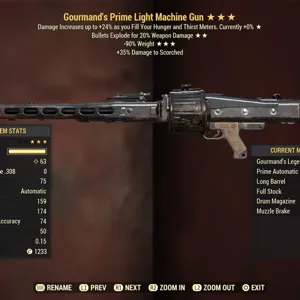 Weapon | GourE90 LMG