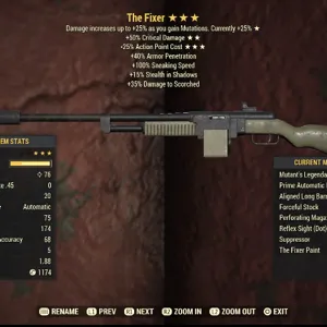 Weapon | M5025 Fixer