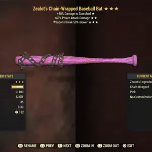 Weapon | Pink Baseball Bat lvl 15