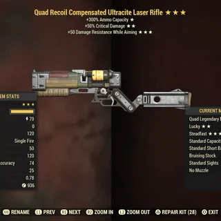 Weapon | Q50c50 UC Laser Rifle