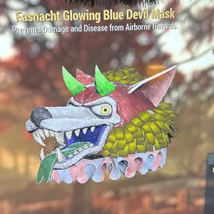 Glowing Blue Devil