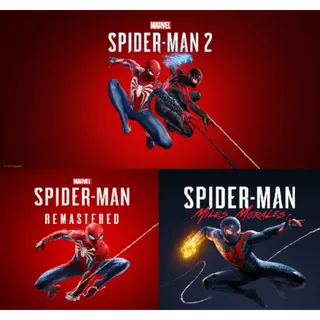 Spider-Man Complete Trilogy | Steam Account | Remastered + Miles Morales + Spider-Man 2 Deluxe