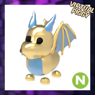Neon Golden Dragon