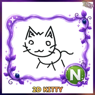Neon 2D Kitty