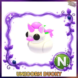 Neon Unicorn Ducky