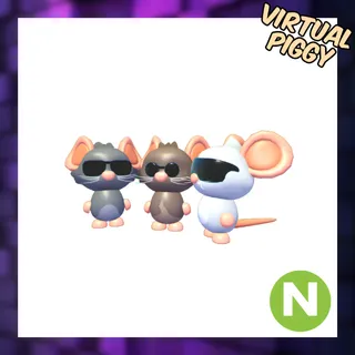 Neon Three Blind Mice