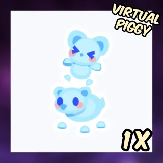 Frostbite Bear and Cub Animated Sticker