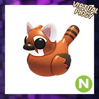 Neon Red Panda Ducky
