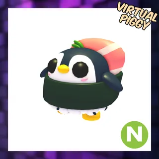Neon Sushi Penguin