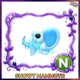 Neon Snowy Mammoth