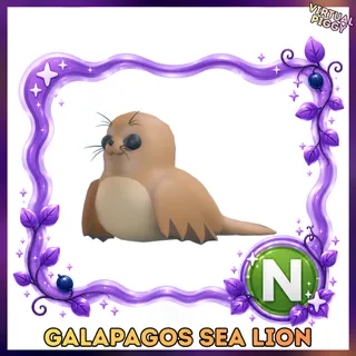 Neon Galapagos Sea Lion