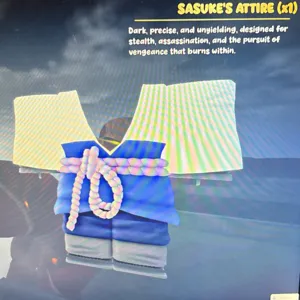 Sasukes Attire AoTR