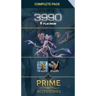 [ALL PLATFORM]⭐ Yareli Prime ⭐ COMPLETE PACK ⭐💎3990 Platinum💎Warframe Yareli Prime