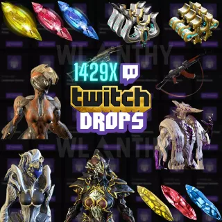 ALL PLATFORM⭐ Warframe 🔥Twitch Drop🔥 1429x ITEM