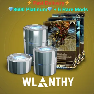 [All Platform] 💎8600 Platinum + 6 Rare Mods 💎| Fast Delivery - Warframe