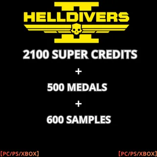 HELLDIVERS 2 2100 SUPER CREDITS
